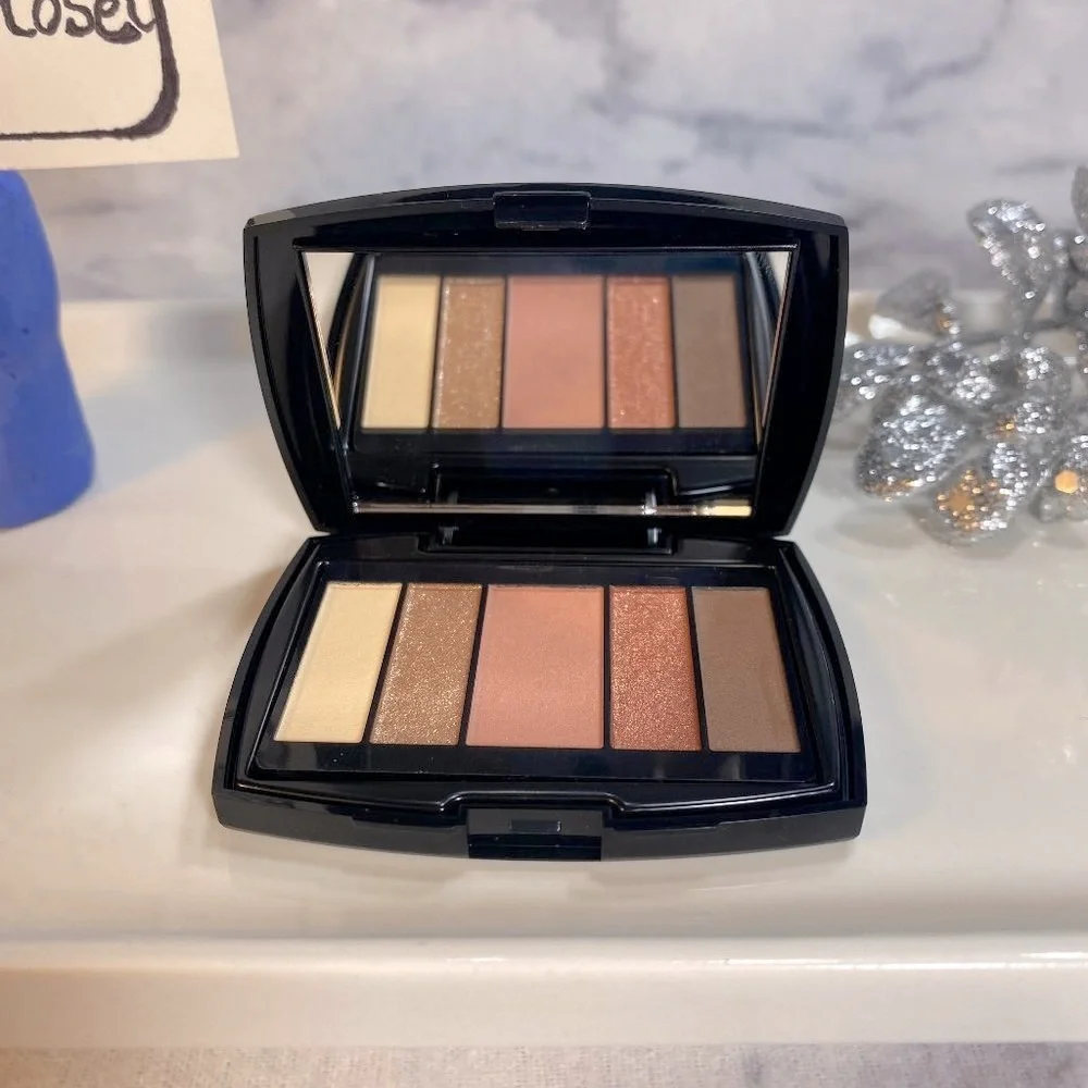 Lancome Beauty,Eyeshadow Palette Sparkling Sun,5 Shade Warm-Mini 2g,0.07oz-NEW